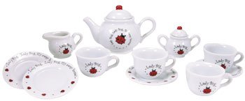 Childrens Toyshop  Toys : Ernest the Bear Ladybug Teaset