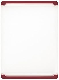 OXO Good Grips 10-1/2-by-14.5-Inch Utility Cutting Board, Red Edge