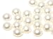 Produkt-Bild: Cabochons | Glasnuggets | Schmucksteine | Rund, 3.5-4.0mm, Cream, 100 St&uuml;ck