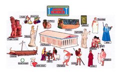 Ancient Greece Bulletin Board Sets / BBS - Multi-Colored; no. EP-2232