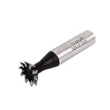 uxcell　アリ式カッター　アリ式フライス　高速度鋼素材　シルバートーン　ストレートシャンク　45 ℃