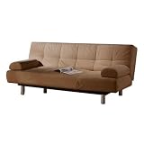 LifeStyle Solutions Aruba Casual Convertible Sofa in Khaki
