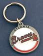 Atlanta Braves Zinc Team Logo Keychain