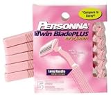 Personna - Disposable Razor, Woman, 2 Blade, Pivot 5 Ct