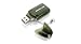 IOGEAR Pocket Card Reader GFR212SDW6 - Card reader ( MMC, SD, SDHC ) - Hi-Speed USB (pack of 6 )