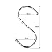 PIXNOR Stainless Steel S Shaped Hooks 10pack for Home Kitchen and Garage - Size M