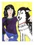 Katie and Ophie Husky Notecards
