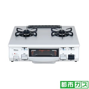 Paloma ガステーブル 水あり片面焼きグリル【汁受け皿がないのでお手入れ簡単/左強火力】都市ガス IC-800F-L 12A13A