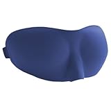 Dream Essentials Sweet Dreams Contoured Sleep Mask with Free Earplugs and Travel Pouch