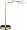 www.messingrohre.com - Trio Gelenk Halogen Tischleuchte Touch me Messing matt Glas opal matt H�he 40 cm