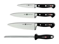Henckels Professional "S" - 3 PC Starter w/Bonus Steel