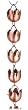 Copper Sundrop Rain Chain