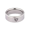 NFL Titanium Logo Ring - Bears
