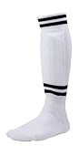 Champion Sports Youth Sock Style Soccer Shin Guards - Ages 4-6 Color: White (SL4W)