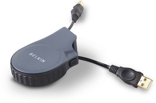 Childrens Toyshop  Electronics : Belkin Retractable USB 2.0 Cable 0.9m