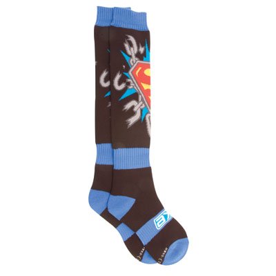  AXO MX Socks Size 8-12 Superman