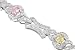 14KT White Gold 2.53 cttw. Multi-Sapphire & Diamond Bracelet