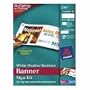Avery Banner Sign Kits Yellow 18 X 48 1 Sign Per Package