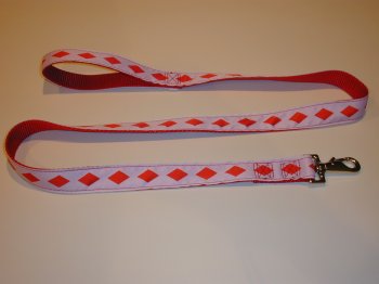Sandia Pet Products Queen of Diamonds Pattern dog leash - 4 foot
