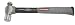 FULLER 611-8032 32-Ounce PRO WAVEX Shock-Absorbing Ball Peen Hammer
