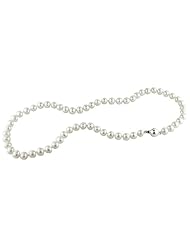 Sterling-Silver 7-7.5 MM White Freshwater Cultured Pearl Strand, 18"