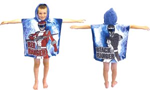 Childrens Toyshop  Toys : Power Rangers Operation Overdrive Towel Poncho