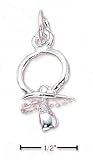 Sterling Silver Baby Pacifier Charm