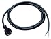 Heimwerken : Anschlussleitung H05VV-F 3x1,5mm2 Länge 3m mit Winkelstecker schwarz kayser.de