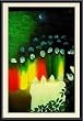 Art Poster Metal Framed Print - Baptism under a Crescent Moon (silkscreen) - Artist: Bernard Stanley Hoyes- Poster Size: 24 X 18