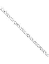 Sterling Silver 4.75mm Fancy Rolo Chain