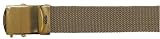 Baumwoll Gürtel beige mit Metallschloß