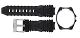 TechnoMarine S1040 Cruise 17-mm Black Gel Strap with buckle and Two Covers