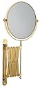Danielle Ultra Vue 7" Wall Mounted Fashion Mirror, Shiny Brass