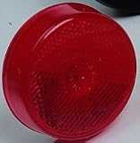 WESBAR WATERPROOF ROUND 2.5' COMBINATION CLEARANCE LIGHTColor: Red