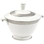 Mikasa Crown Jewel Platinum Bone China Covered Sugar Bowl