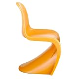 Zuo 103182 S CHAIR ORANGE - 2 Pack by zuo