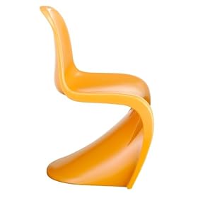 Zuo 103182 S CHAIR ORANGE - 2 Pack by zuo