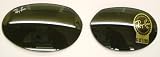 1 pair of ORIGINAL RAY BAN Lenses - G15 XLT - they will fit the following model ONLY - RB2015 Daddy O Oval Wrap 59mm Lens Size - lenses are Authentic Ray Ban Safety Toughened GLASS G15 XLT