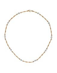 18K Gold Pink Diamond By The Inch Blank Necklace 18 Inch