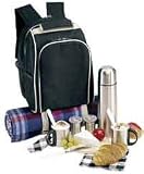 Picknick Picknickrucksack Picknickkorb mit Inhalt für 2 Personen mit Kühlfach  604009