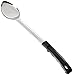 Winco Solid Basting Spoon with Stop Hook and Bakelite Handle, 15-Inch