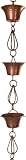 Monarchs Pure Copper Mizoko Rain Chain 8-1/2 Feet Length