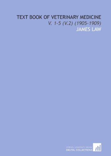 Text Book of Veterinary Medicine: V. 1-5 (V.2) (1905-1909)