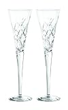 IMAGE OF Vera Wang by Wedgwood 20th Anniversary Duchesse Encore Clear Flutes Pair
