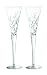 Vera Wang by Wedgwood 20th Anniversary Duchesse Encore Clear Flutes Pair