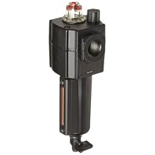 Dixon L73M-4MB Norgren Series Micro-Fog Lubricator with Metal Bowl and Sight Glass, 3/8" Size, 70 SCFM, 1/2" Port Size, 250 PSI
