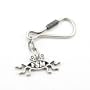 Flying Spaghetti Monster Keychain (antique silver finish)