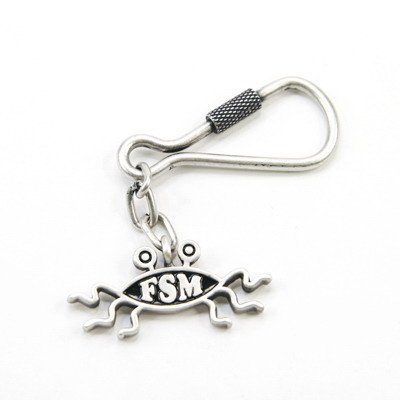 FSM Keychain (antique silver finish)