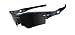 Oakley Men's Radar Path Iridium Sunglasses,Crystal Black Frame/Black Lens,one size