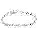 Sterling Silver Round and Rectangle Colorless title=